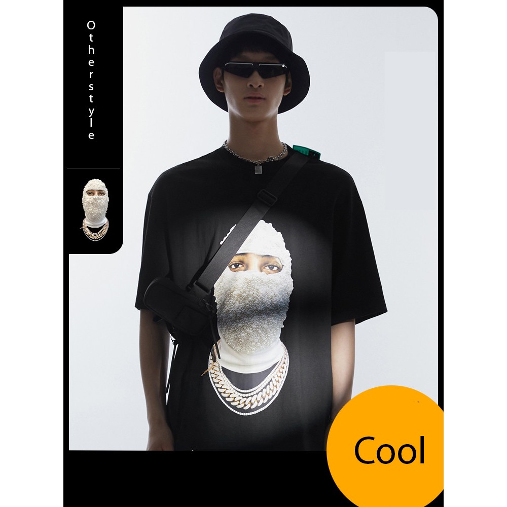 Áo Thun UNISEX nam nữ tay lỡ form rộng Ih nom uh nit hình mặt nạ kim cương cực chất | BigBuy360 - bigbuy360.vn