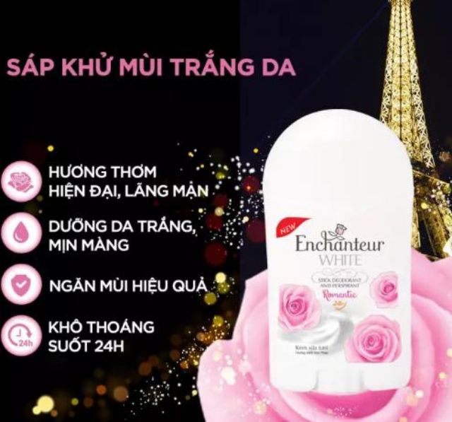 [ENCHANTUER CHÍNH HÃNG] SÁP KHỬ MÙI 40G