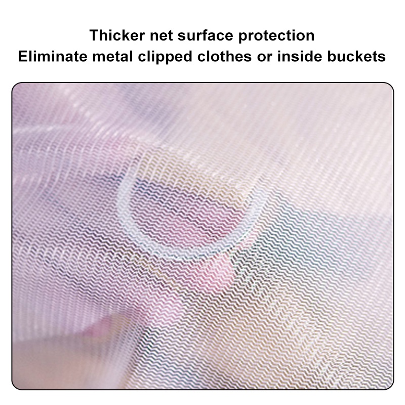 Túi giặt vớ/ đồ lót có thể xếp gọn có khóa kéo tiện dụng