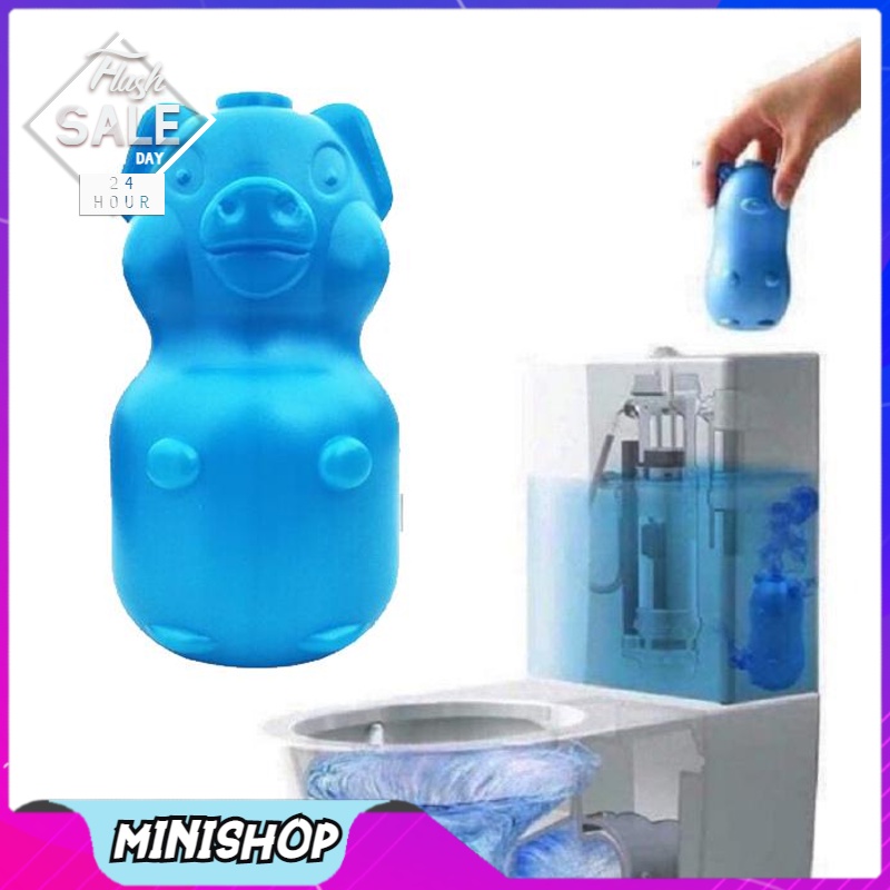 Heo Thả Bồn Cầu Khử Mùi Diệt Khuẩn Nước Xanh ZA08