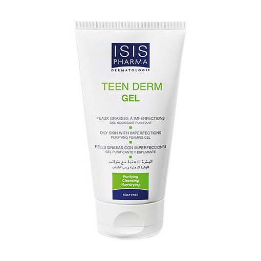 Sữa rửa mặt giảm nhờn và ngăn ngừa mụn Teen Derm Gel - ISIS PHARMA