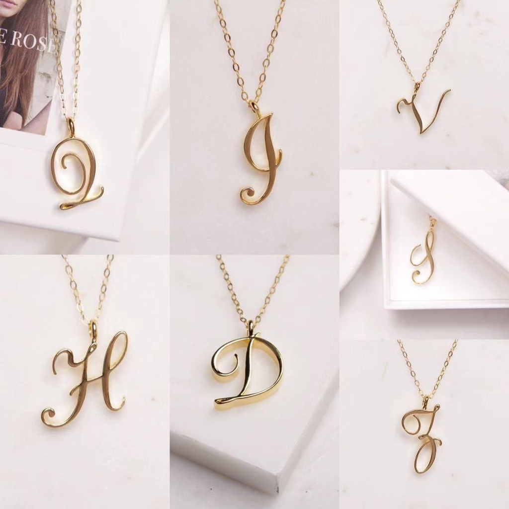 Vòng cổ Mặt 26 Chữ Cái Tiếng Anh Thời Trang Cho Nữ