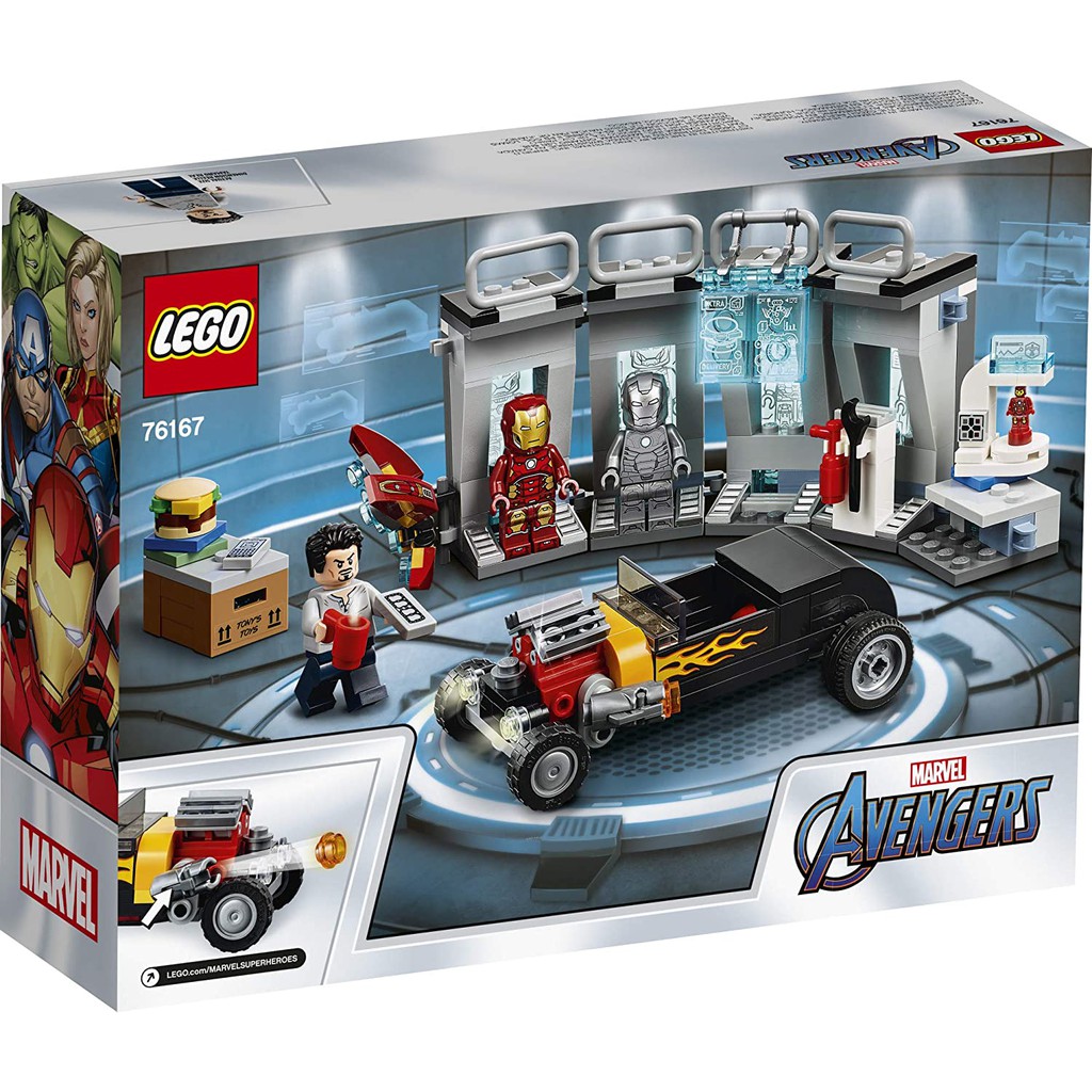 Lego 76167 Marvel Avengers Iron Man Armory  - Kho vũ khí của Iron man