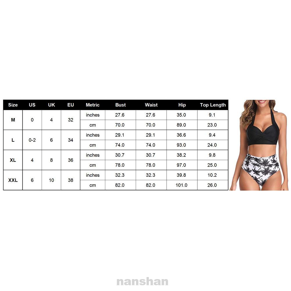 Bộ Đồ Bơi Hai Mảnh Không Tay Lưng Cao Mềm Mại Thời Trang Mùa Hè Quyến Rũ Cho Nữ | BigBuy360 - bigbuy360.vn