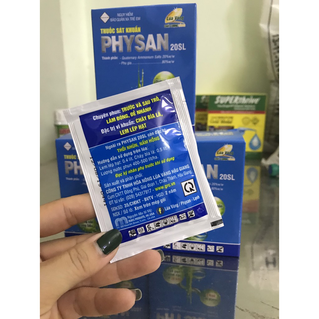 Thuốc sát khuẩn PhySan 20SL - Diệt vi khuẩn thối nhũn trên phong lan (12ml)