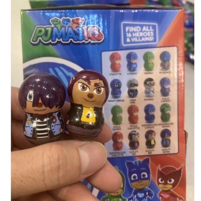 Kẹo Đồ Chơi Lật Đật PJ Masks Flipperz