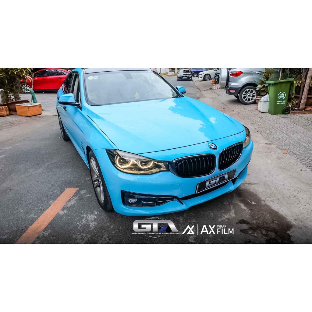 Decal màu Gloss Light Sky Blue xanh da trời sáng bóng thương hiệu AX Wrap mã màu AA.1061