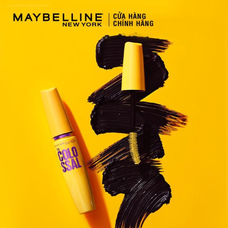 Mascara Dưỡng Mi Collagen Dày gấp 10 lần Maybelline New York Colossal Không Lem 9.2ml ZKM