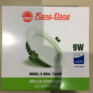 Bóng led downlight âm trần 9W Rạng Đông