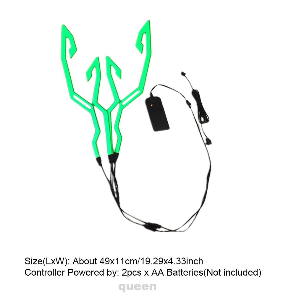 Dây đèn led trang trí mũ bảo hiểm xe mô tô chống thấm nước kèm phụ kiện diy