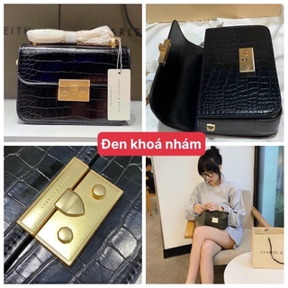 Túi Chữ C da rắn size 18 chất đẹp(ảnh thật)