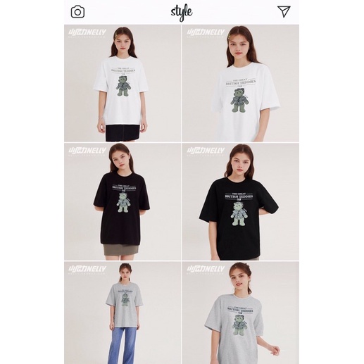 Áo phông nelly heybig sale (có sẵn) 19 the great british teddies