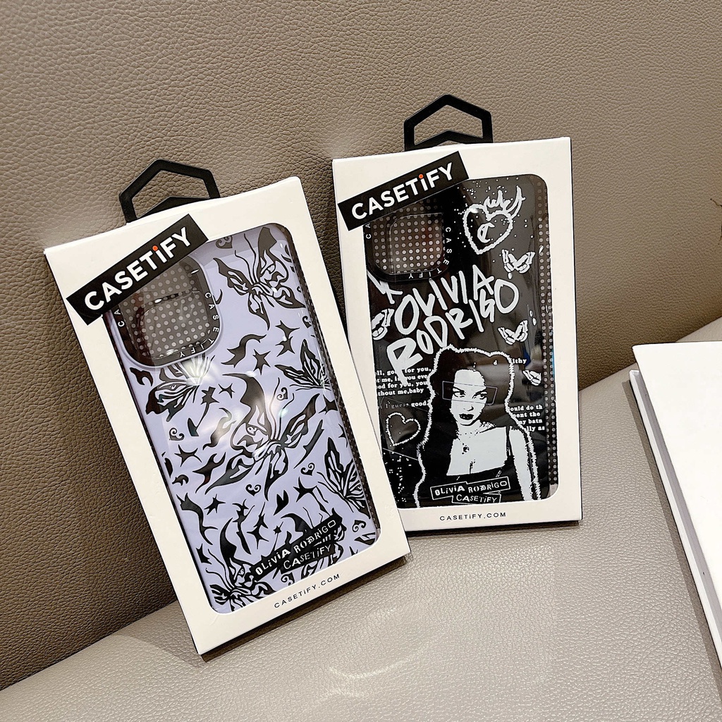 Ốp Điện Thoại Trong Suốt Hình Bướm Cho iPhone13Pro iPhone12Pro XS iPhone11 12Promax 13Promax 11 12 13 7P