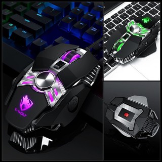 CHUỘT DÂY MOUSE T-WOLF V10 GAME LED USB