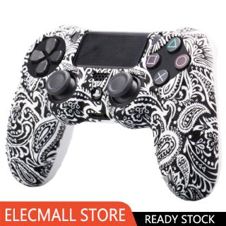 Camouflage Soft  Silicone Case Skin Grip Cover for  4 PS4 Controller