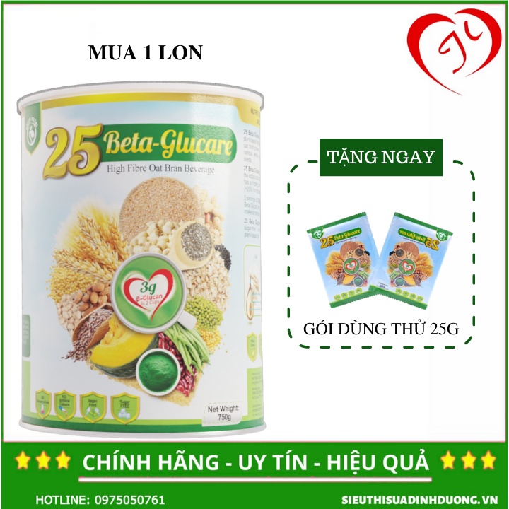 25 Beta Glucare 750g - Ngũ cốc Dinh dưỡng cho người tiểu đường