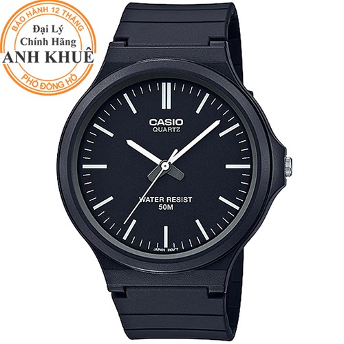 Đồng hồ nam dây nhựa Casio Anh Khuê MW-240-1EVDF