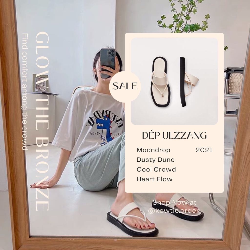 DÉP XỎ NGÓN ULZZANG SIZE 37 FIT 36