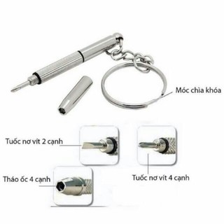 Tô vít mini 2 đầu kèm móc khoá đa năng tiện lợi