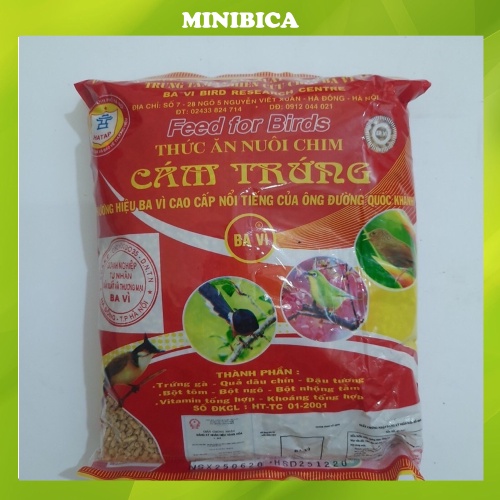 Cám chim Minibica cám trứng Ba Vì đỏ 500gram giá rẻ CC47