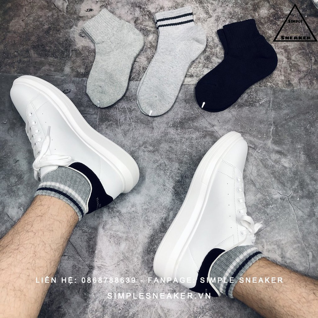 Tất Nam FREESHIPVớ Cổ Ngắn Muji Men Organic Cotton Right - Tất Ngắn Muji Xuất Nhật Basic Dày Dặn Hàng Cao Cấp