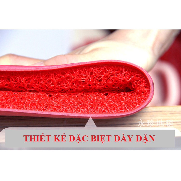 Thảm cửa Welcome chất liệu nhựa rối cỡ to 56x76cm mẫu mới tiện dụng