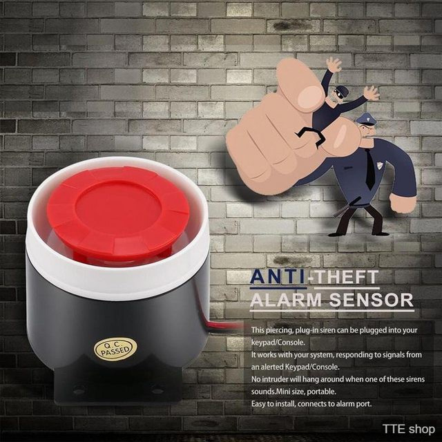 [ TTE01-Alarm] Còi báo động kêu to 110dB - Loa báo động 12VDC