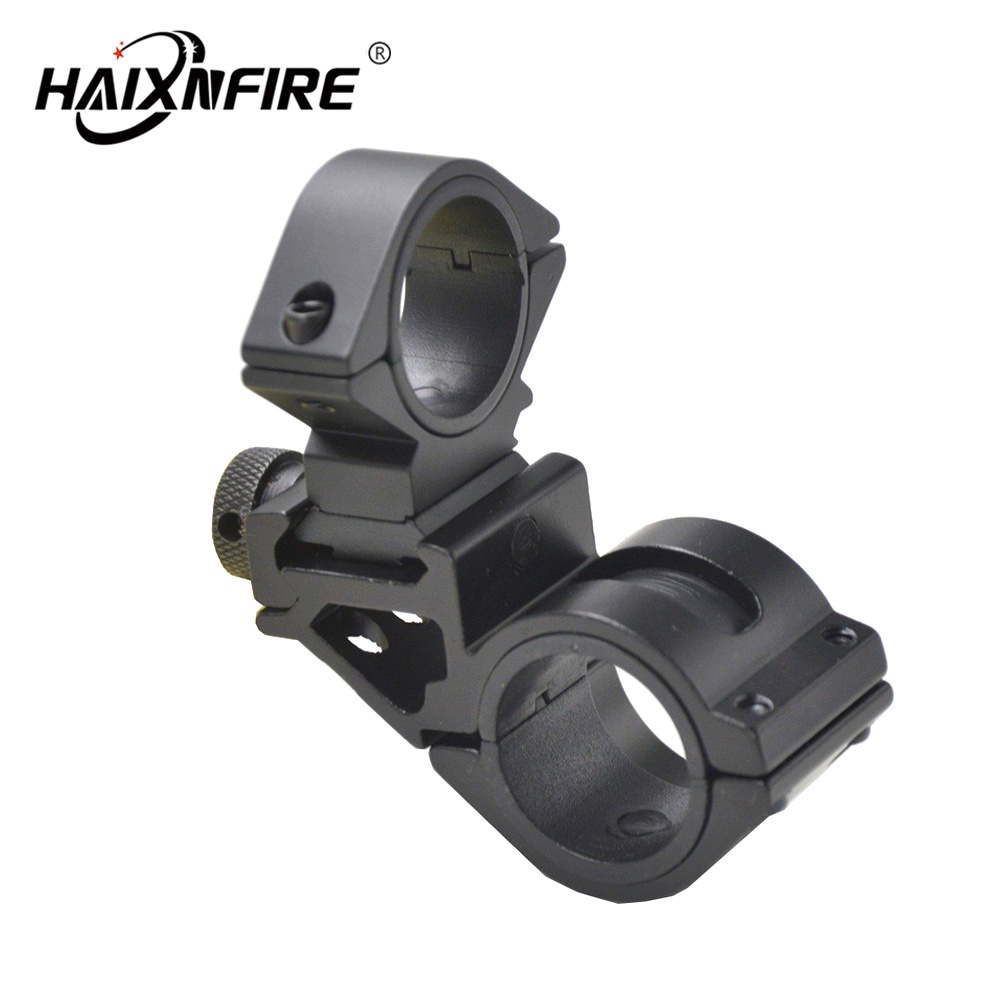 Kẹp Hợp Kim Nhôm Cố Định Đèn Pin 25mm / 30mm Haixnfire Cho Xe Đạp