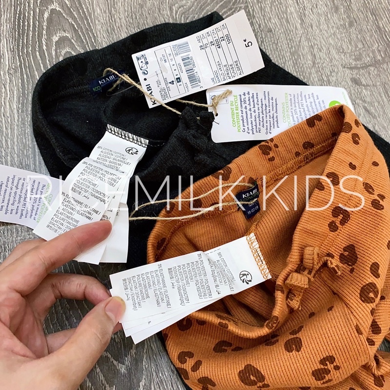 Quần legging len cho bé gái Kiabi xuất dư xịn