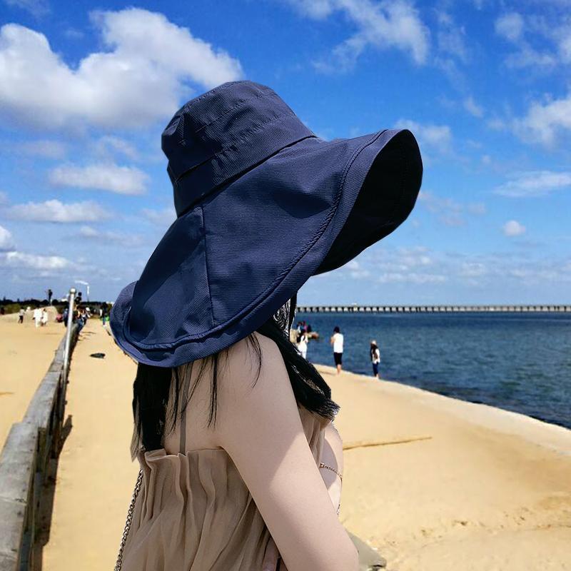Nón Vành Rộng Che Nắng Chống Tia UV Thời Trang Mùa Hè Phong Cách Nhật Bản Cho Nữ