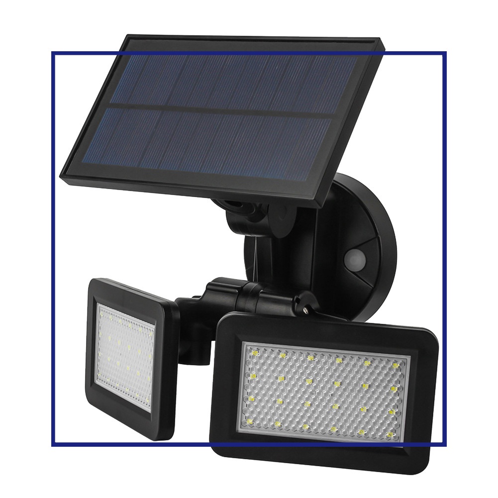 Nhanh Chóng| Đèn LED Cảm Ứng Chuyển Động 48 Bóng Chống Thấm Nước Sử Dụng Năng Lượng Mặt Trời