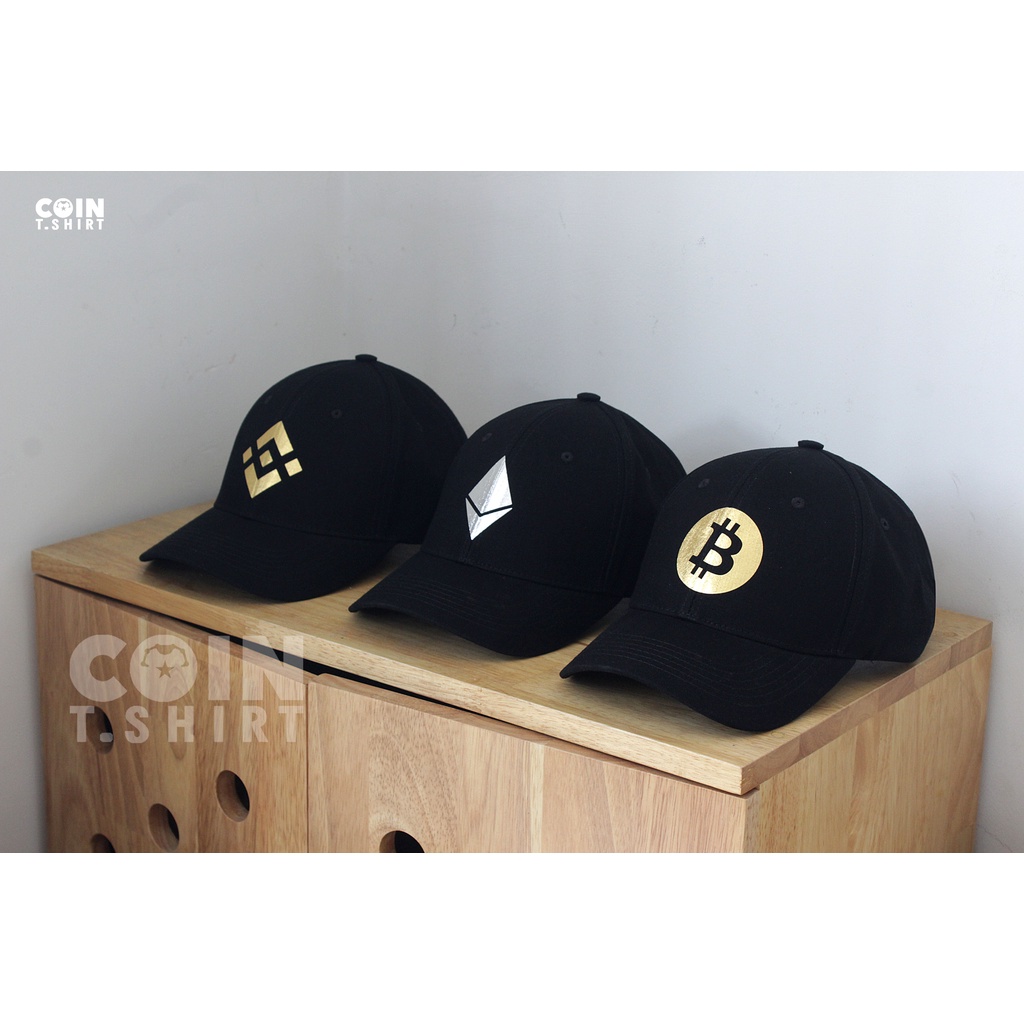 Mũ ( Nón) Bitcoin cao cấp(Coin Tshirt) =&gt; Bitcoin BTC, Ethereum ETH, Binance BNB, CRYPTO