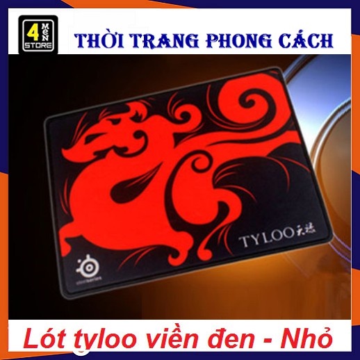 ⚡ Siêu Hot ⚡ Miếng Lót Chuột Tyloo 18 x 20CM - Tấm Lót Chuột Tyloo Nhỏ Loại VIền Đen