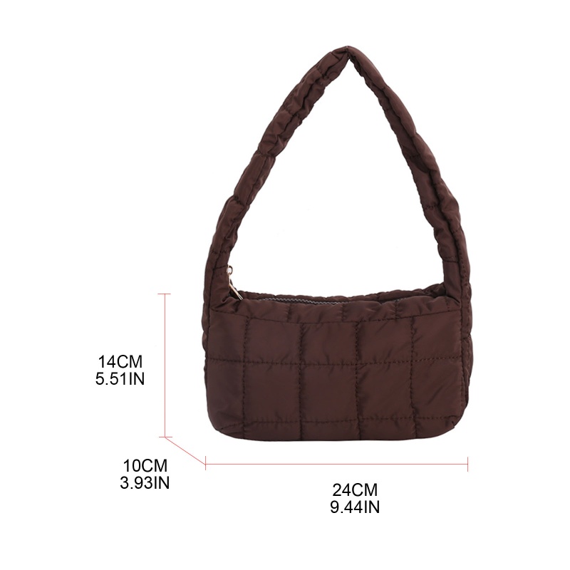 Túi Xách Mua Sắm Có Đệm Cotton Mềm Mại Họa Tiết Kẻ Sọc Cho Nữ