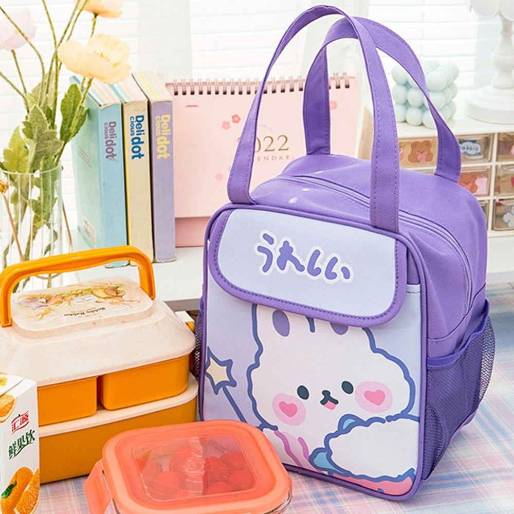 Túi Đựng Hộp Cơm Trưa Chống Thấm Nước Họa Tiết Dễ Thương