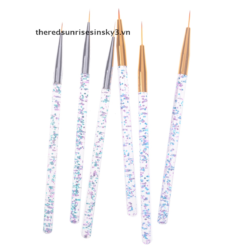 Set 3 Cọ Vẽ Trang Trí Móng Tay Nghệ Thuật