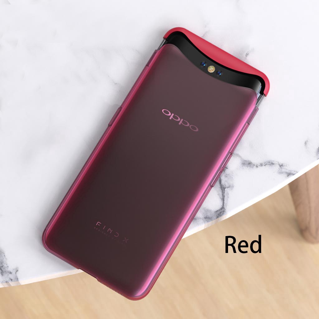 Ốp điện thoại cứng trong suốt bảo vệ cho Oppo Find X