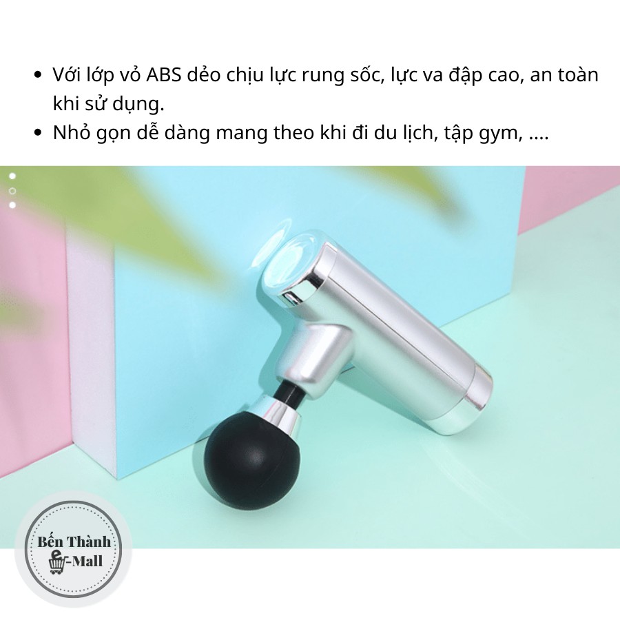 ✈️ [Freeship] Máy massage cầm tay Fascia Gun phiên bản mini [Massage rung đa tần số]