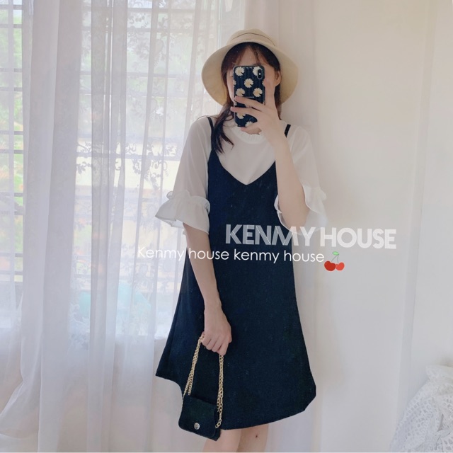 Set áo và yếm dây ( hình thật )