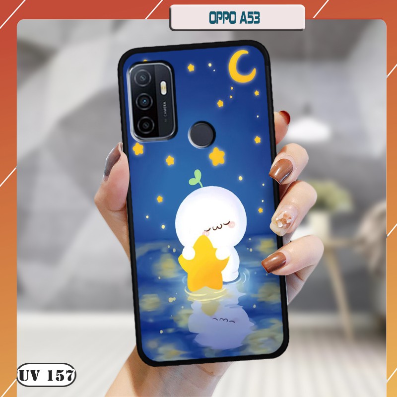 Ốp lưng nhám Oppo A53 - in hình