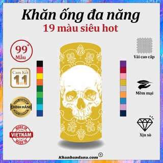 [SIÊU QUÀ TẶNG] Khăn Trùm Cổ Đi Phượt 19 Màu - Khăn ống đa năng đi nắng, đi phượt, bịt mặt nam nữ - XỊN SÒ ĐỘC LẠ