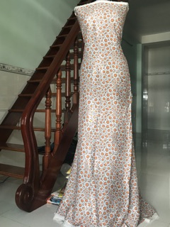 Vải lụa vân gỗ hoa hồng ẩn