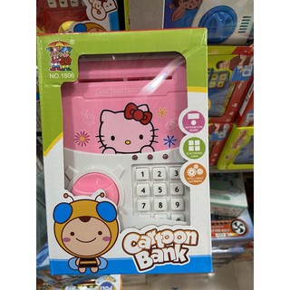 NEW-HỘP KÉT SẮT TIẾT KIỆM TIỀN HELLO KITTY