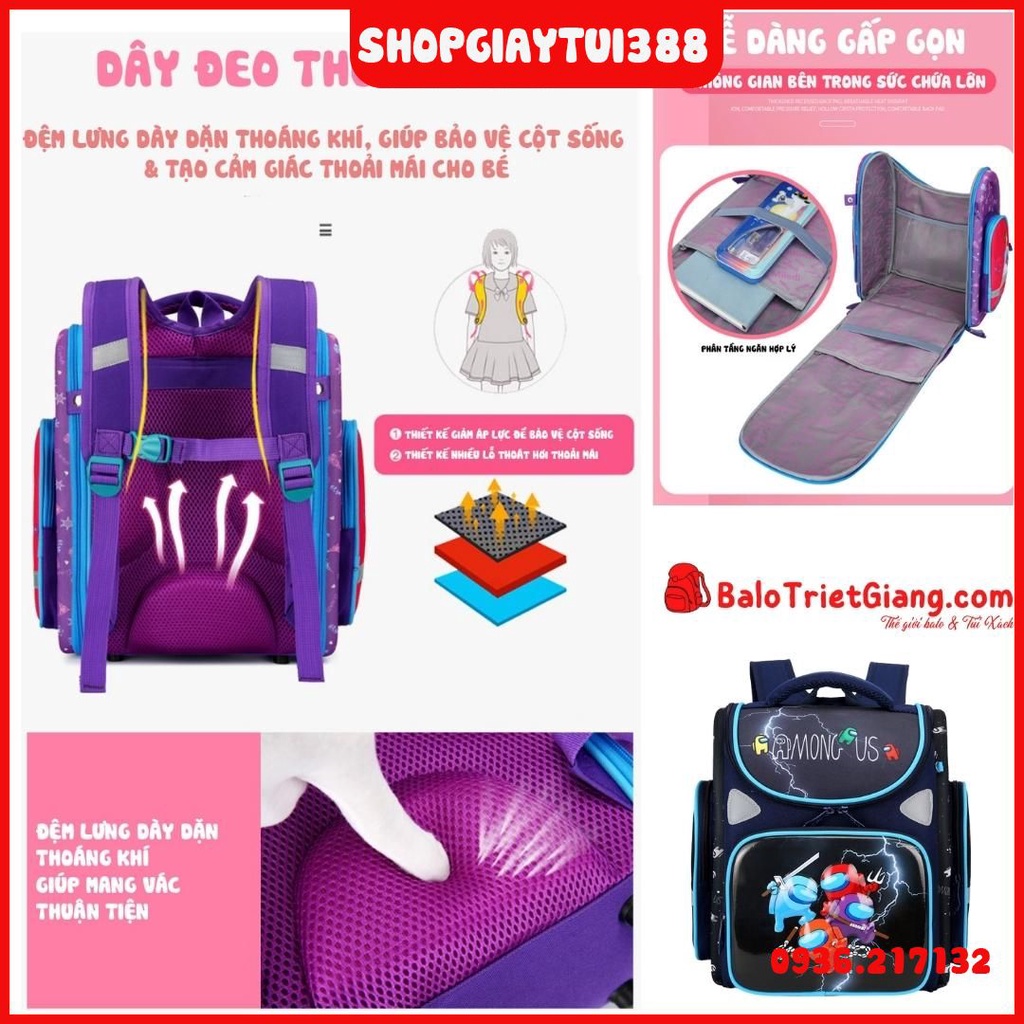 &quot; chuyên sỉ &quot; BALO CHỐNG GÙ HEADS XUẤT NGA CHO HỌC SINH CẤP 1