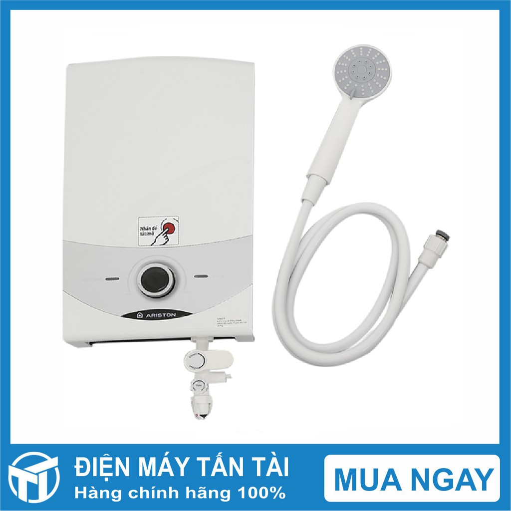 Máy nước nóng Ariston SM45PE-VN ,Bộ ổn định nhiệt kép,Hệ thống điều chỉnh lưu lượng nước,Van cấp nước tích hợp 3 trong 1