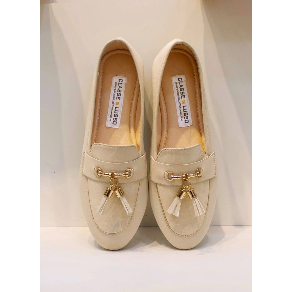 GIÀY BÚP BÊ LOAFER IRIS TUA RUA NUDE CLAN03 | BigBuy360 - bigbuy360.vn