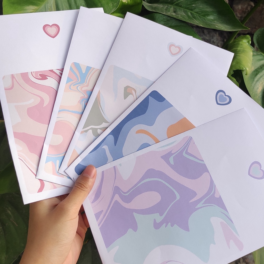 Set 5 túi giấy mini dễ thương size 13,5*20 cm gói quà, đóng hàng | Aimée