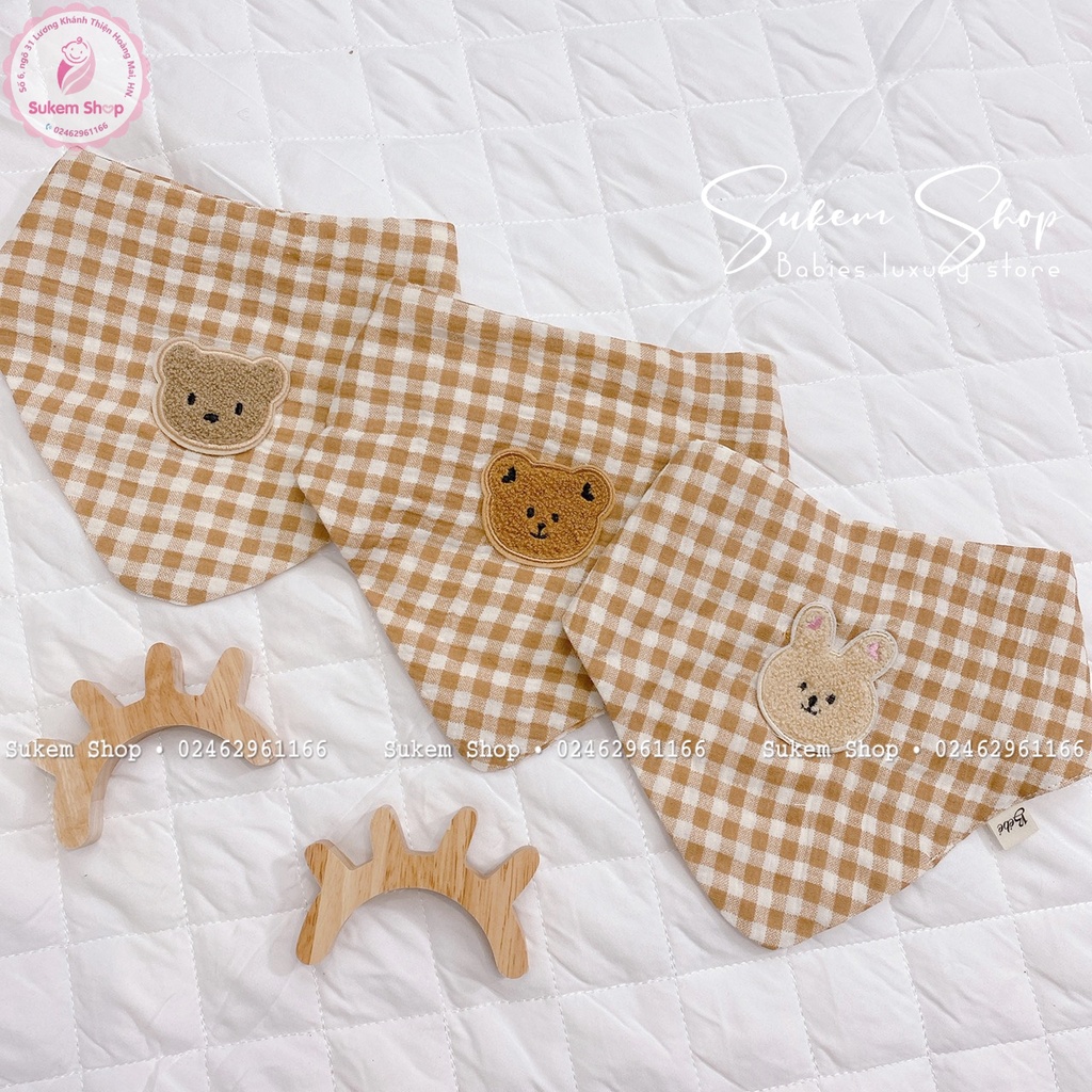 Yếm Xô Cho Bé/Yếm BéBé Vải Xô Muslin Mềm Mại