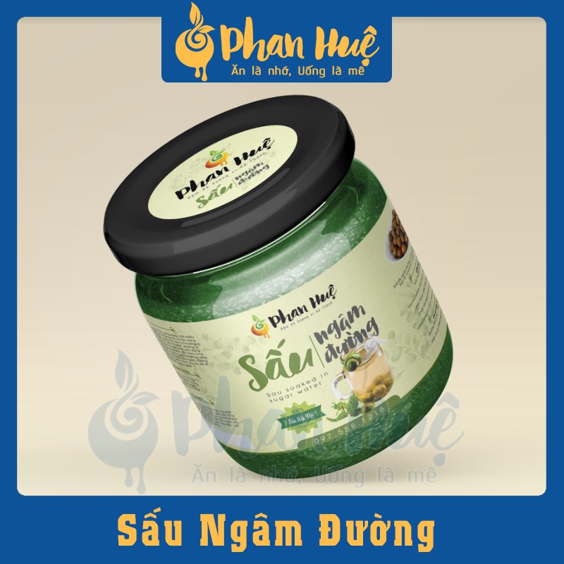 Sấu ngâm đường Phan Huệ đặc biệt. [3kg]. Sấu Hà Nội chọn lọc, ngâm đường kính trắng. chuẩn vị Hà Nội