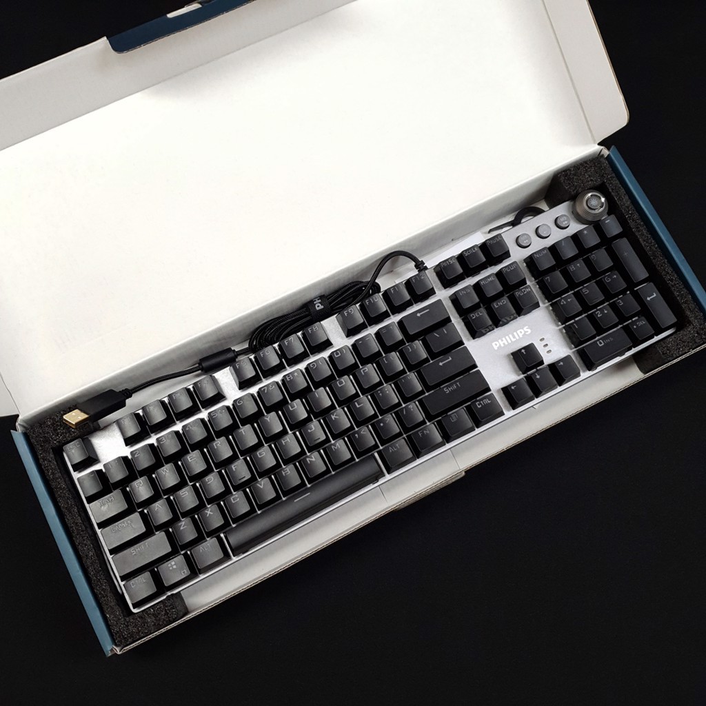[Mã ELMSHX hoàn 8% xu đơn 500K] Phím cơ chuyên game Philips 8614 có dây bấm rất đã chính hãng phân phối | BigBuy360 - bigbuy360.vn
